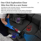 4 In 1 12000pa Wireless  Mini Handheld Car Vacuum Cleaner Mite Remover, 4 In 1 (Red), 4 In 1 (Navy Blue)