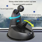 F4206 Suction Cup Double Head Car USB Fan, F4206