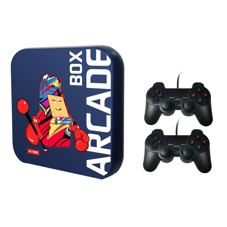 For PS1/PSP/N64/DC Wired Video Game Machine Box 4K HD Display, US Plug, 64G US Plug, 128G US Plug, 256G US Plug