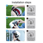 LX1 Motorcycle Half Helmet Waterproof Wireless 5.3 Bluetooth Headset, English