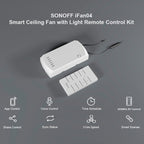 SONOFF iFan04-L APP Remote Control Smart Fan Light Switch Support Tmall Genie (100V-120V)