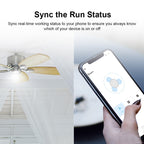 SONOFF iFan04-L APP Remote Control Smart Fan Light Switch Support Tmall Genie (100V-120V)