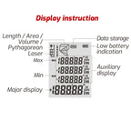 Laser Handheld Distance Measuring Room Infrared Measuring Instrument, TASI TA511A, TASI TA511B, TASI TA511C