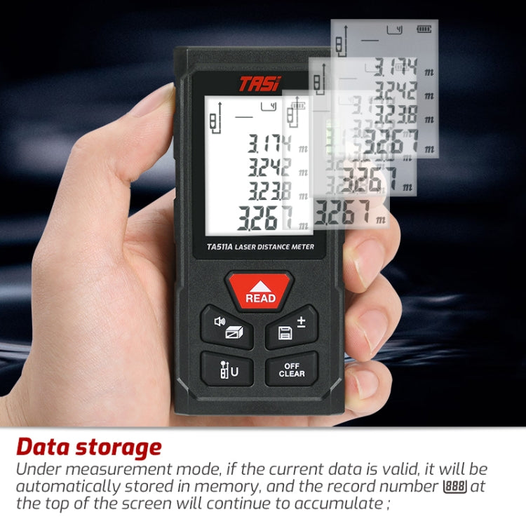 Laser Handheld Distance Measuring Room Infrared Measuring Instrument, TASI TA511A, TASI TA511B, TASI TA511C