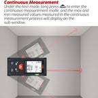 Laser Handheld Distance Measuring Room Infrared Measuring Instrument, TASI TA511A, TASI TA511B, TASI TA511C