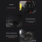 SOMAN Motorcycle Electric Bicycle Dual Lens Riding Helmet, S, M, L, XL, XXL