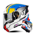 SOMAN Racing Motorcycle Double Lens Riding Safety Helmet, M, L, XL, XXL