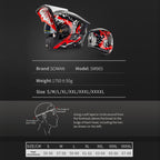 SOMAN Racing Motorcycle Double Lens Riding Safety Helmet, M, L, XL, XXL