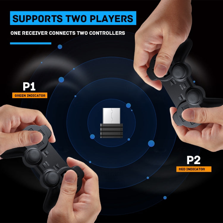 Wireless 4K HD 3D Double Game Console Box, EU Plug, 64G EU Plug, 128G EU Plug, 256G EU Plug