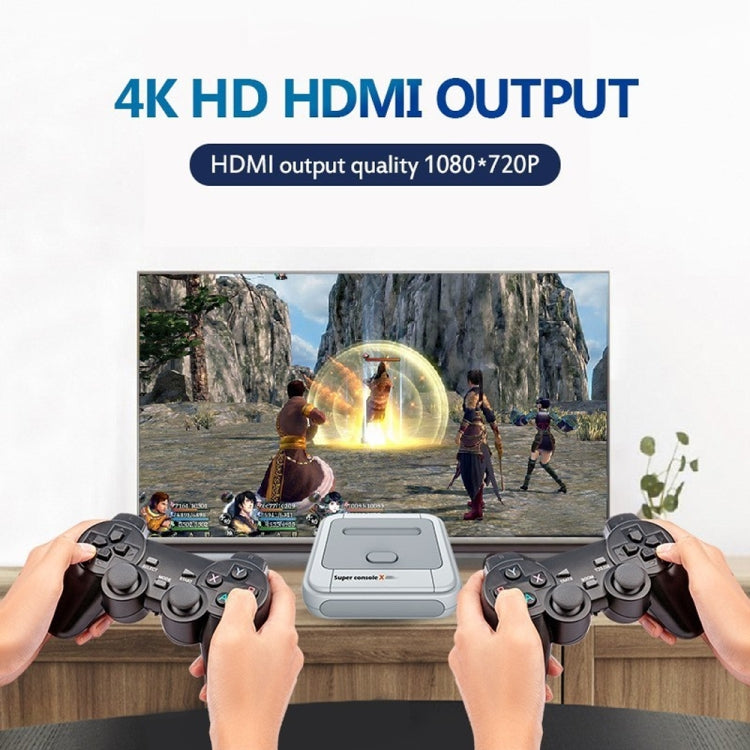 Wireless 4K HD 3D Double Game Console Box, EU Plug, 64G EU Plug, 128G EU Plug, 256G EU Plug