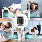 CF008 Mini Household Humidification Spray Air Cooler USB Plug-in Portable Air Conditioner Fan, CF008