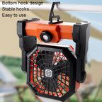 X3 Outdoor Infinitely Variable Speed Portable Large Wind Charging Camping Lighting Fan