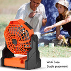 X3 Outdoor Infinitely Variable Speed Portable Large Wind Charging Camping Lighting Fan