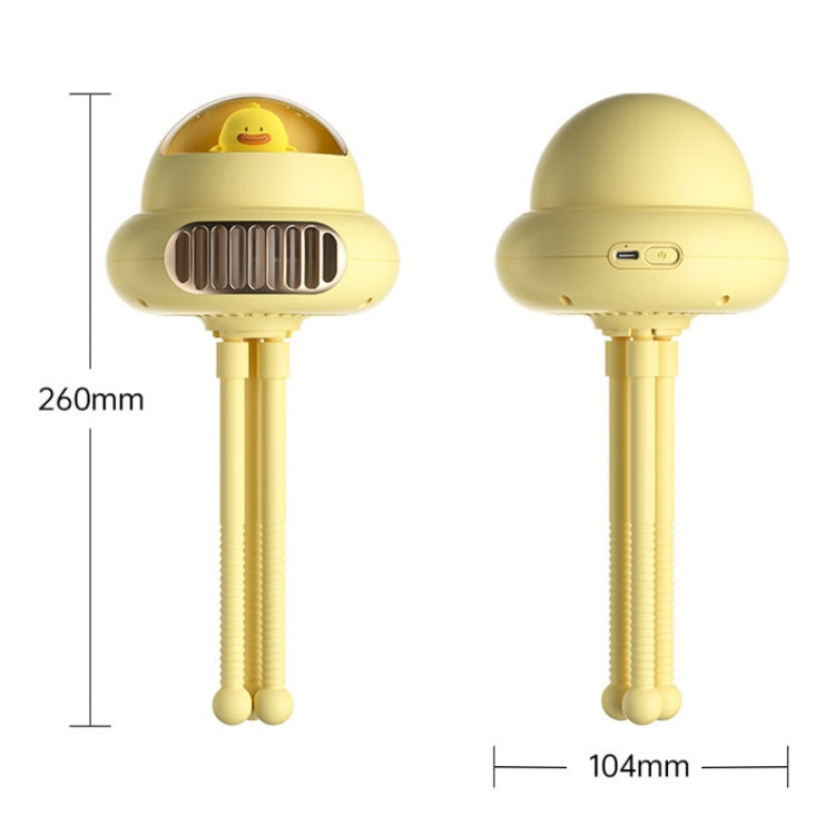 Shaking Head Stroller Fan Leafless Octopus Mute Portable Mini Fan, Normal Version (Yellow), Normal Version (Pink), Normal Version (White), Shaking Head Version (Yellow), Shaking Head Version (Pink), Shaking Head Version (White)