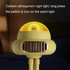 Shaking Head Stroller Fan Leafless Octopus Mute Portable Mini Fan, Normal Version (Yellow), Normal Version (Pink), Normal Version (White), Shaking Head Version (Yellow), Shaking Head Version (Pink), Shaking Head Version (White)