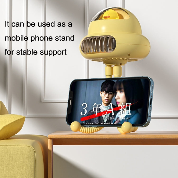 Shaking Head Stroller Fan Leafless Octopus Mute Portable Mini Fan, Normal Version (Yellow), Normal Version (Pink), Normal Version (White), Shaking Head Version (Yellow), Shaking Head Version (Pink), Shaking Head Version (White)