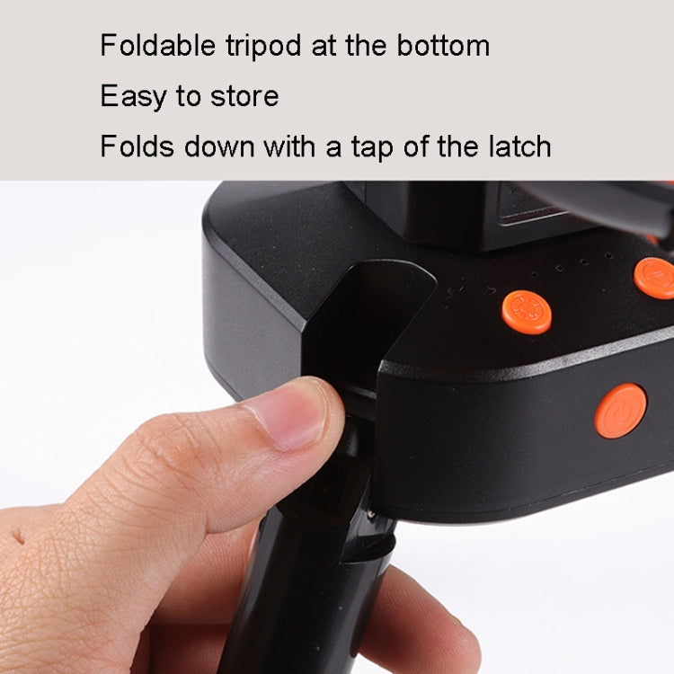Outdoor Camping USB Charging Fan Tent Swing Head Fan With Tripod LED Light
