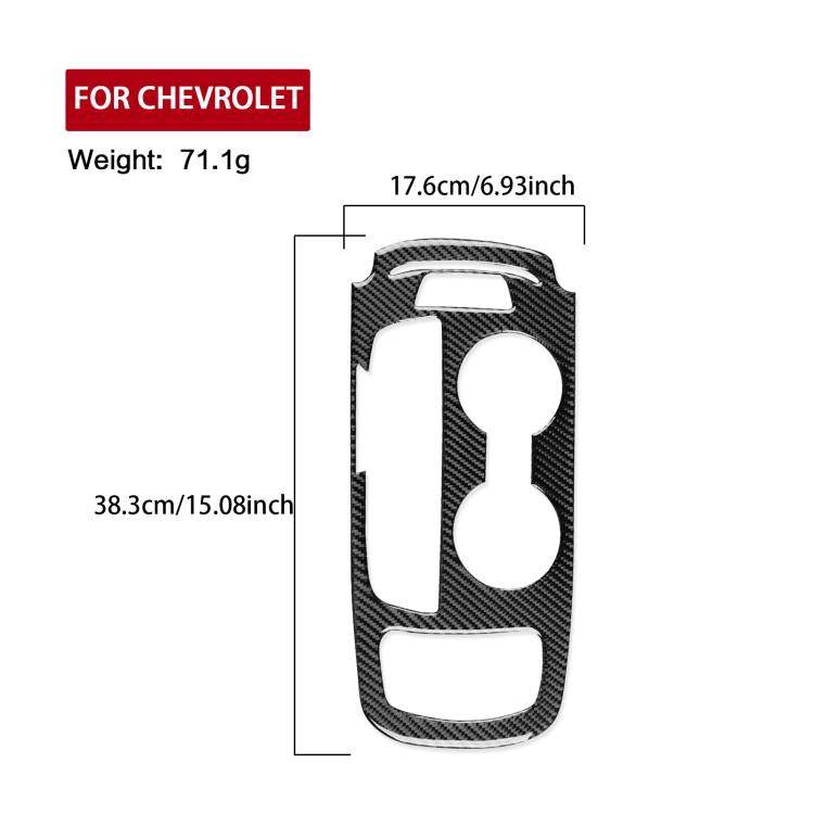 For Chevrolet Malibu 2016-2024 B Model Left-hand Drive Gear Panel Sticker