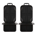2pcs Child Car Seat Protector Non-Slip Base Material + Waterproof 600D Fabric, Red Line, Black Line