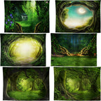 Dream Forest Series Party Banquet Decoration Tapestry Photography Background Cloth, 100x75cm, 150x100cm, 150x130cm, 150x200cm