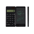 Solar Calculator Handwriting Board Learning Office Portable Folding LCD Writing Board, Solar & Button Battery