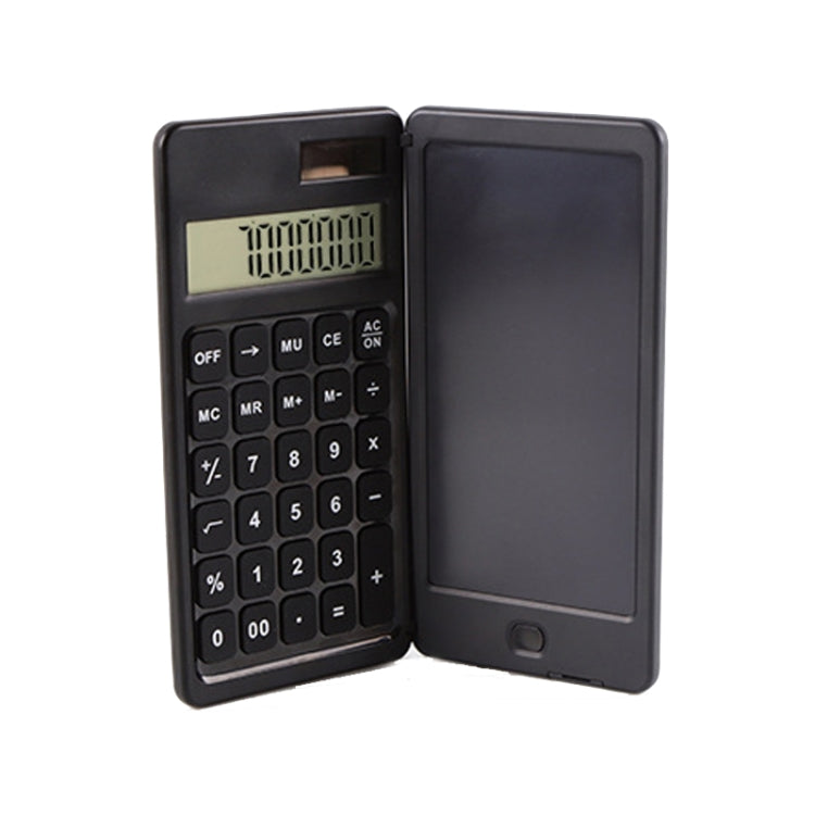 Solar Calculator Handwriting Board Learning Office Portable Folding LCD Writing Board, Solar & Button Battery