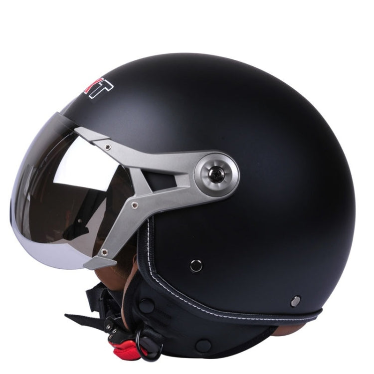 GXT Electric Vehicle Half Cover Helmet Four Seasons Retro Helmet, M, L, XL