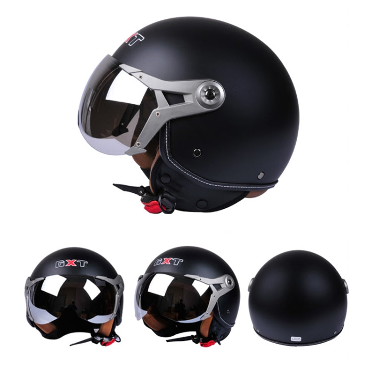 GXT Electric Vehicle Half Cover Helmet Four Seasons Retro Helmet, M, L, XL