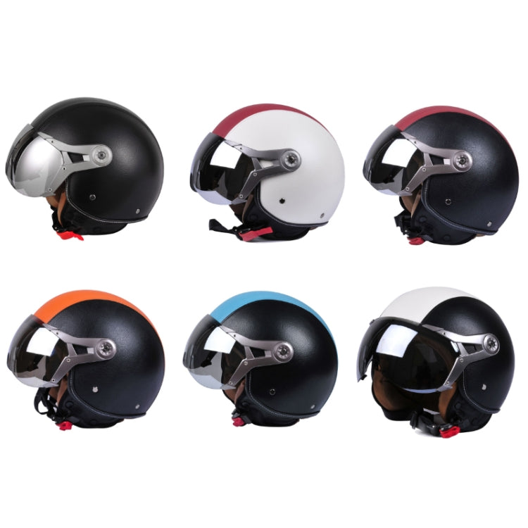 GXT Electric Vehicle Half Cover Four Seasons Retro Helmet, M, L, XL