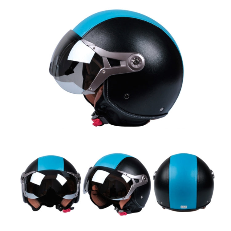 GXT Electric Vehicle Half Cover Four Seasons Retro Helmet, M, L, XL