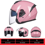 GXT Electric Vehicle Four Seasons Sun Protection & Windshield Double Lens Helmet, M, L, XL