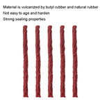 5pcs /Pack Long Car Fast Tire Patch Adhesive Strips Motorcycle Bike Adhesive Strip Tire Repair Tools, 10sets Long