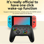 Wireless Bluetooth Somatosensory Vibration Gamepad for Nintendo Switch/Switch PRO, Black Gold, White Green, Black, White