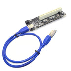 Riser Card Extend Adapter Add Expansion Card For PC Computer, PCI-E 1X To Single PCI, PCI-E 1X To Dual PCI, PCI-E 1X To Single PCI With baffle