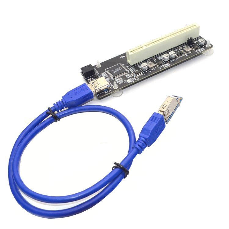 Riser Card Extend Adapter Add Expansion Card For PC Computer, PCI-E 1X To Single PCI, PCI-E 1X To Dual PCI, PCI-E 1X To Single PCI With baffle