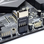 USB 2.0 Front Panel Header USB 9pin To USB 2.0 Type-E Internal Adapter, USB 2.0 9pin