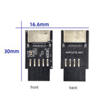 USB 2.0 Front Panel Header USB 9pin To USB 2.0 Type-E Internal Adapter, USB 2.0 9pin