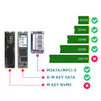 SATA 22PIN To MSATA Or M.2 NGFF SATA Card 2 In 1 SSD Converter Card, Only Card, With SATA 22pin Cable, With USB 3.0 Cable