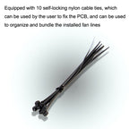 PWM Fan Hub Desktop Computer CPU Fan Expander Supports 3Pin&4Pin, PH35