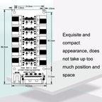 PWM Fan Hub Desktop Computer CPU Fan Expander Supports 3Pin&4Pin, PH35