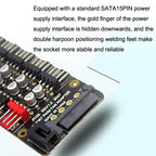 PWM Fan Hub Desktop Computer CPU Fan Expander Supports 3Pin&4Pin, PH35