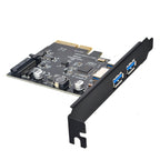 USB3.2 Expansion Card GEN2 Type-A Port ASMedia ASM3142 Transfer 10Gbps, PCE2USB-A32