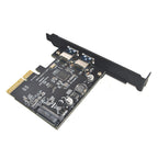 USB3.2 Expansion Card GEN2 Type-A Port ASMedia ASM3142 Transfer 10Gbps, PCE2USB-A32