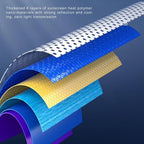 Car Front Windshield Retractable Sun Protection Sunshade Curtain, 70-135cm, 70-135cm+ 4 Mesh Side Curtain