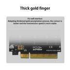 PCI-E X8 Double Disk Transfer Card NVME M.2 MKEY SSD RAID Array Expansion Adapter, PH45