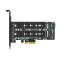 M.2 PCIe SSD Adapter Card PCIE 4x to M.2 Key M B Dual Interface Card, PCENGFF-N01