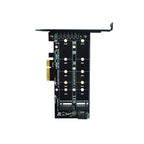 M.2 PCIe SSD Adapter Card PCIE 4x to M.2 Key M B Dual Interface Card, PCENGFF-N01
