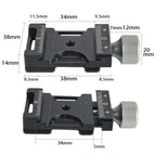 BEXIN QJ-05 Camera Shoulder Strap Clamp Quick Release Plate Clamp Ball Head Adapter, QJ-05