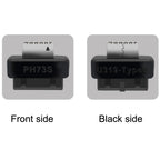 2pcs Mainboard USB3 19P/20P to TYPE-E Adapter Chassis Front TYPE-C/USB-C Plug Port, 2pcs