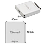 10G High Speed USB3.2 Z6/Z7 1DX3 Wiring CFEXPRESS Card Reader, PH862 With A-C Line, PH862 With C-C Line, PH862 With Double Line